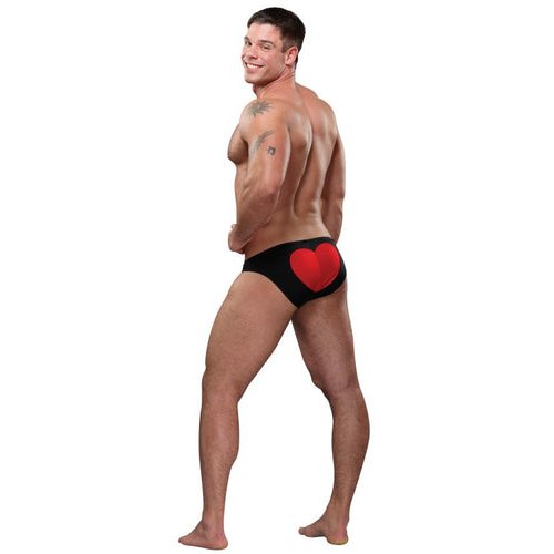 KISS MY HEART BIKINI BLACK O/S - MPPAK713BK