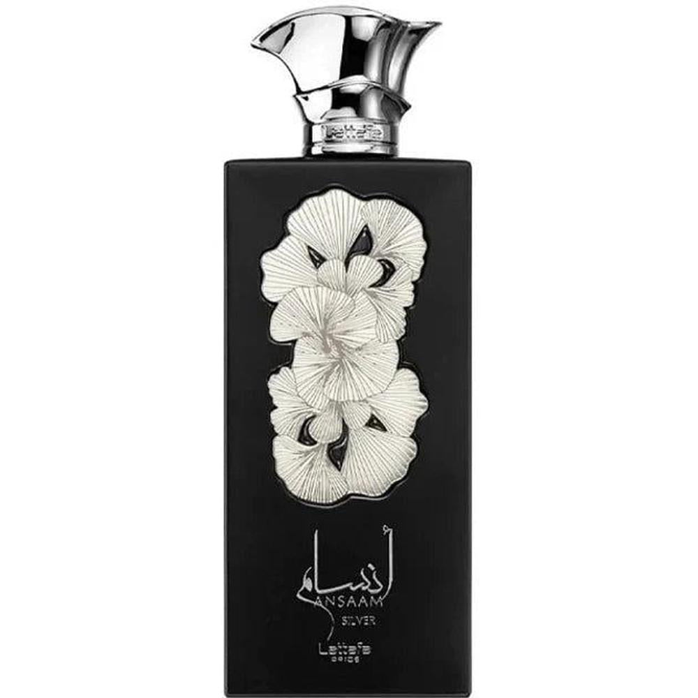 LATTAFA ANSAAM SILVER 3.4OZ, MEN'S PERFUME, EDP-Pinkfoxxx