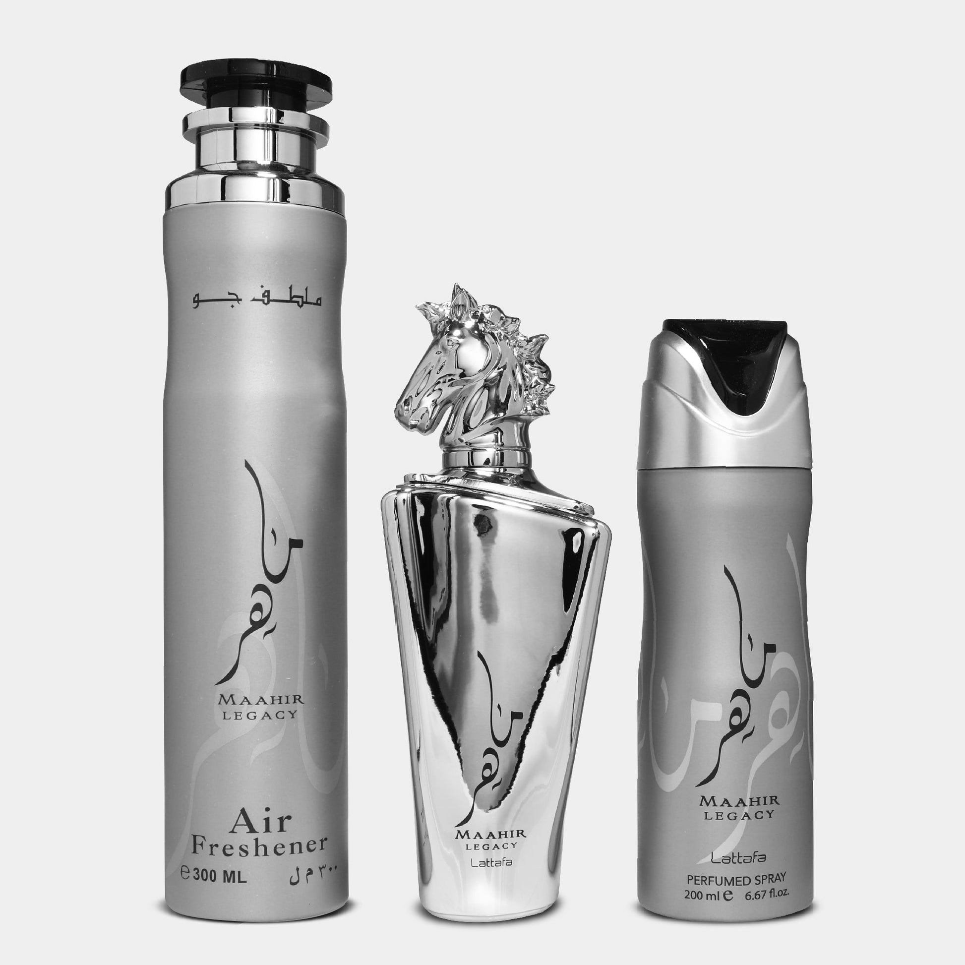 LATTAFA MAAHIR LEGACY 3PC SET, MEN'S GIFT SET, EDP-Pinkfoxxx