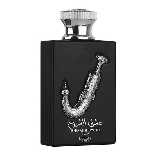 LATTAFA PRIDE ISHQ AL SHUYUKH SILVER, 3.4OZ, UNISEX PERFUME-Pinkfoxxx