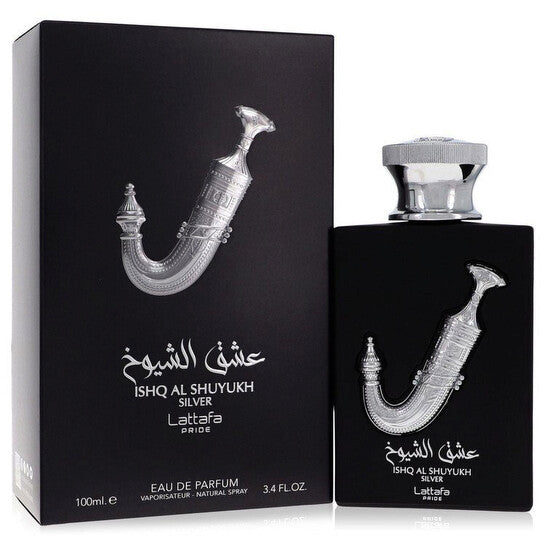 LATTAFA PRIDE ISHQ AL SHUYUKH SILVER, 3.4OZ, UNISEX PERFUME-Pinkfoxxx