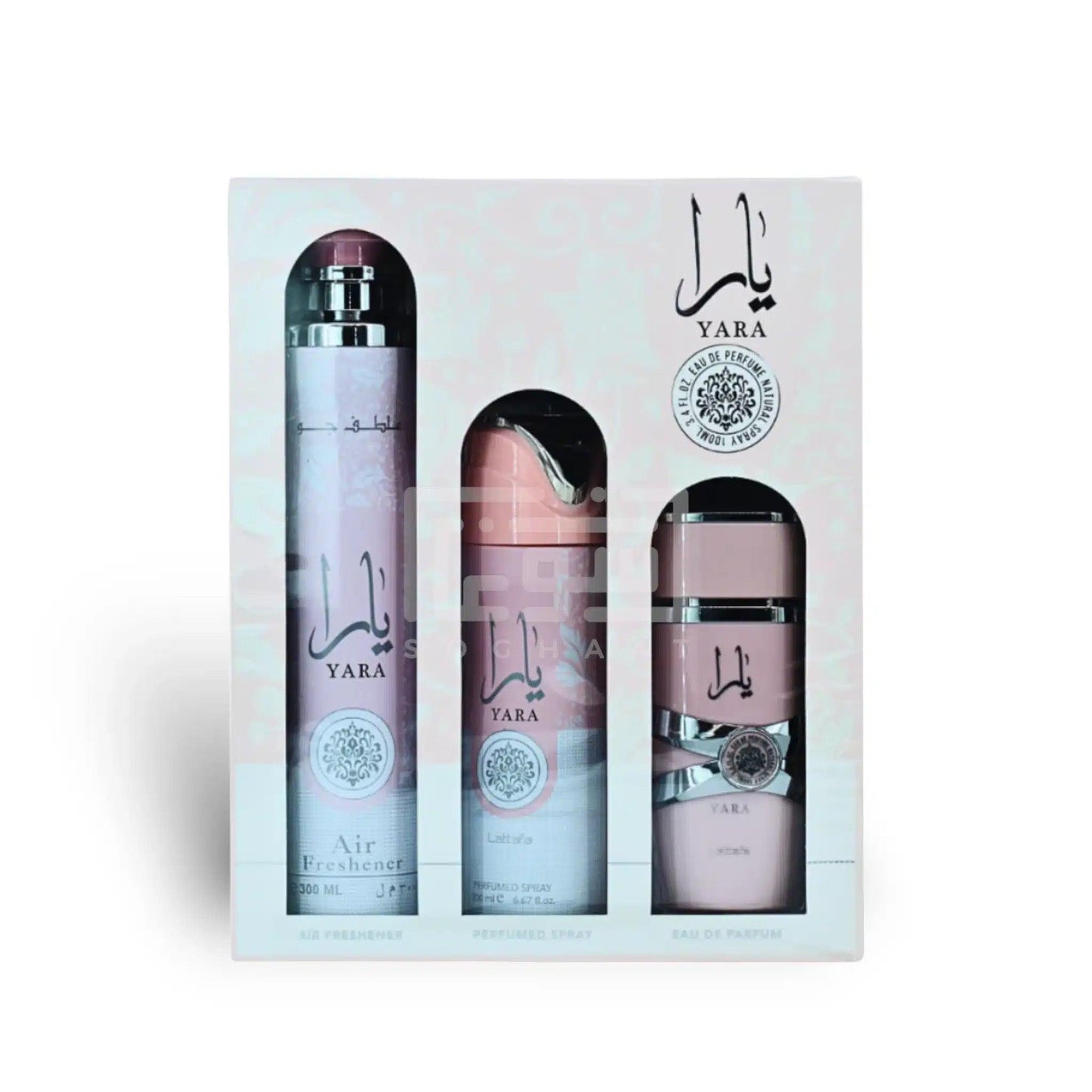 LATTAFA YARA 3PC SET, WOMEN'S GIFT SET, EDP