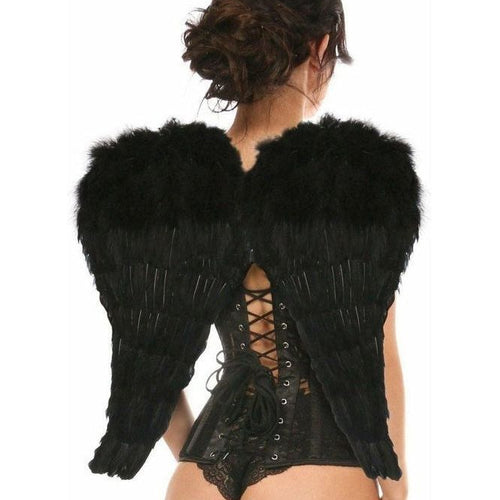 Lavish 3 PC Sexy Daring Dark Angel Corset Costume