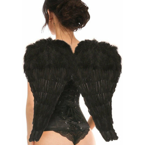Lavish 3 PC Sexy Midnight Angel Corset Costume