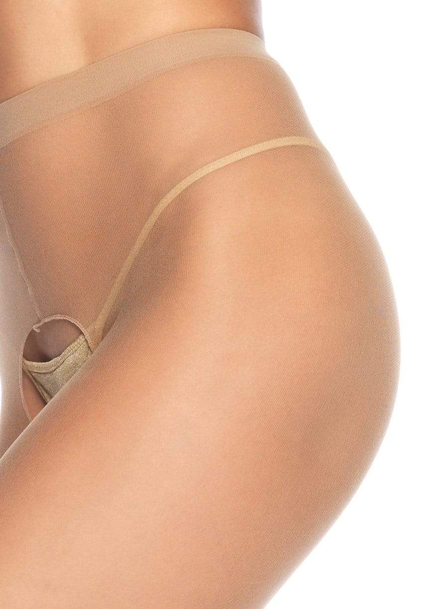 Mercedes Sheer Crotchless Tights - 1905 09722