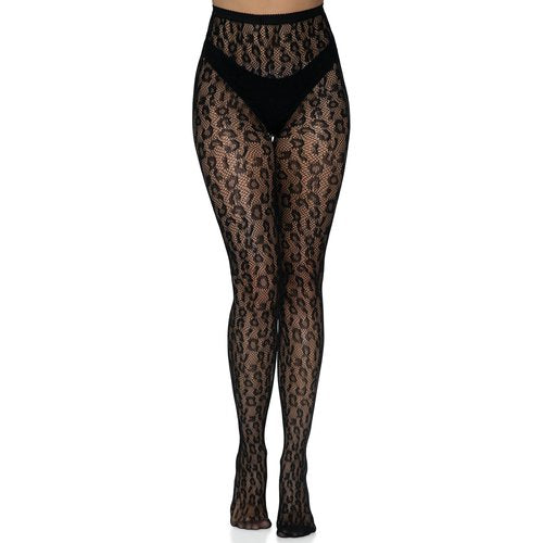 Leopard Net Tights - 9716 00122