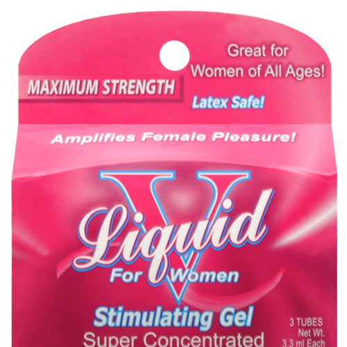 BODY ACTION LIQUID V FOR WOMEN BOX (3 PACKETS)(AROUSAL GEL) - BALVB
