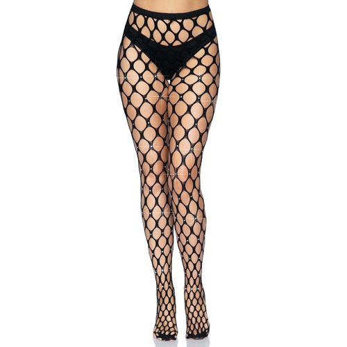 Loren Rhinestone Net Tights - 9713 00122