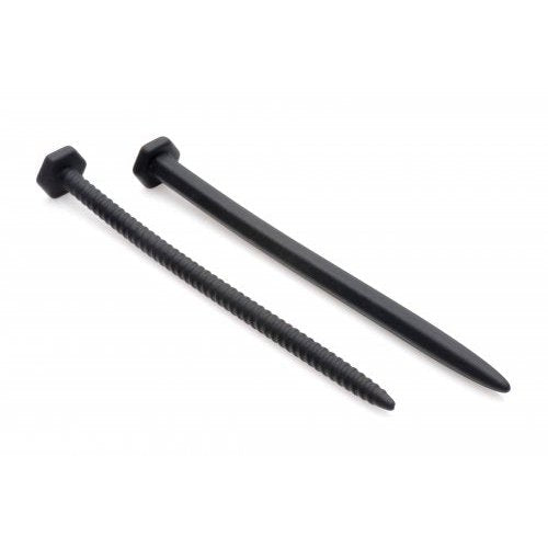 MASTER SERIES HARDWARE NAIL & SCREW SILICONE URETHRAL SOUNDS - XRAF852