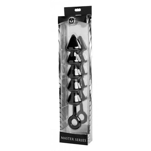 MASTER SERIES SPADES XL ANAL BEADS - XRAE451