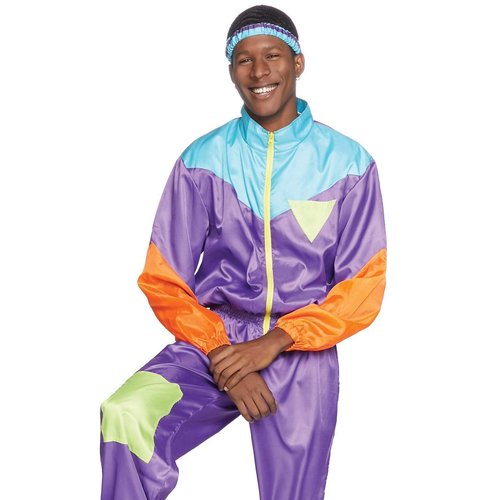 Men's Track Suit 80s Costume - 86845 10105