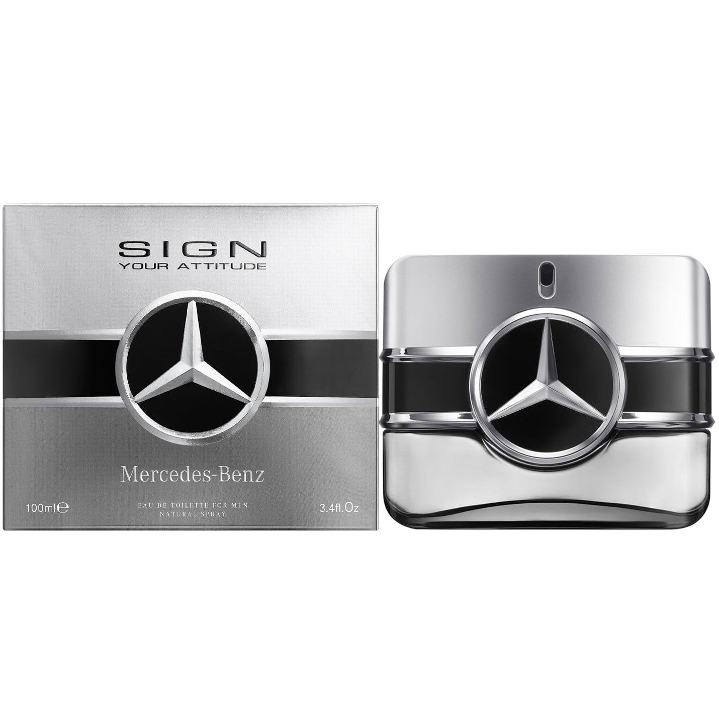 MERCEDES BENZ SING YOUR ATTITUDE 3.4OZ, MEN'S PERFUME, EDT-Pinkfoxxx