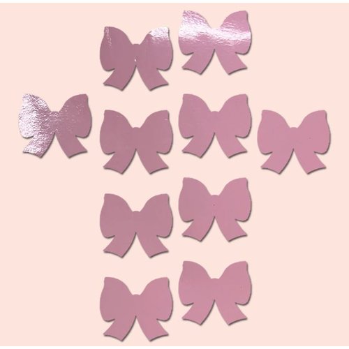 MINI BODY PASTIES 10PK FAUX PLEATHER PINK - PASMBOWPLBPK