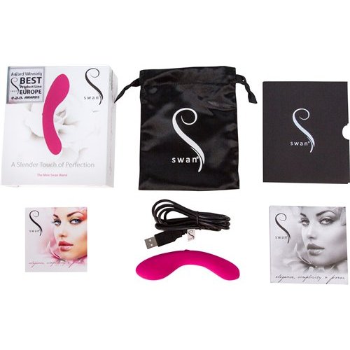 MINI SWAN WAND 4.75 PINK " - BMS321516