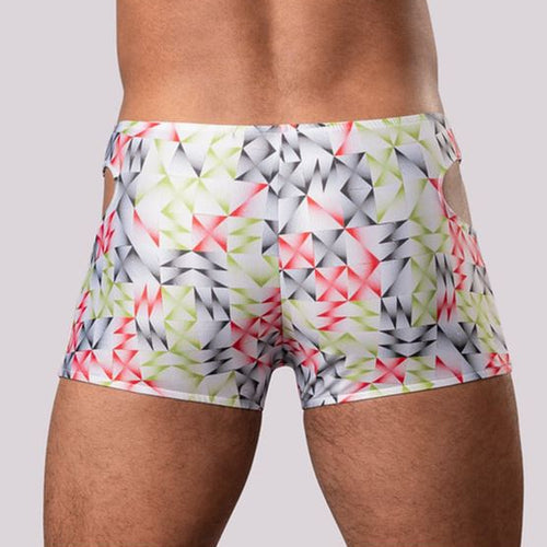 CUT IT OUT! CUTOUT SHORT RED MEDIUM - MP141292REMD