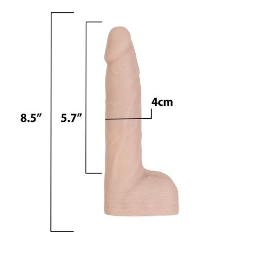 NAKED ADDICTION 8.5IN MAXIMUM THRUSTING & VIBRATING DONG - BMS88725