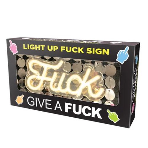 NEON FUCK LIGHT UP SIGN