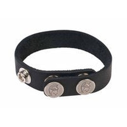 NICKEL FREE LEATHER COCK RING - SPL07C1
