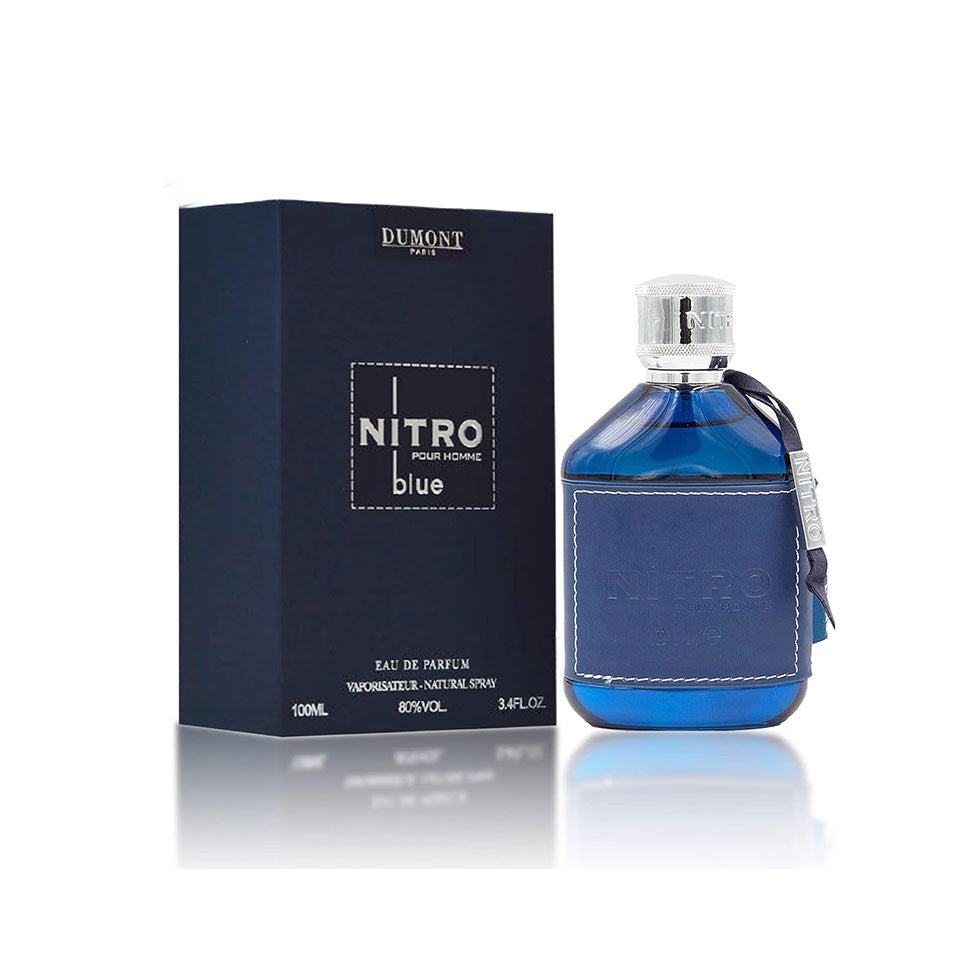 NITRO BLUE BY DUMONT 3.4OZ, MEN'S PERFUME, EDP-Pinkfoxxx