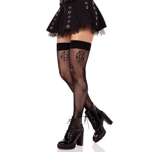 Occult Net Thigh Highs - 6228 00122