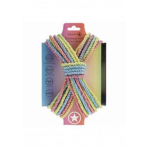 OUCH! BONDAGE ROPE 10 METERS MULTICOLOR 1 - SHTOU1058MUL1