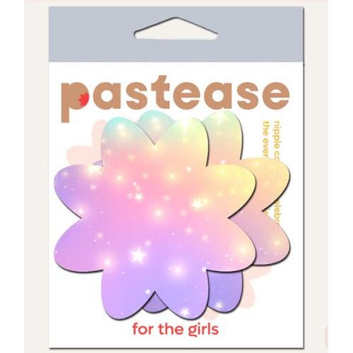 PASTEASE DREAMY PASTEL CELESTIAL STARS PETAL BREAST PASTIES - PASPFLRLUM5