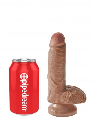 KING COCK 7 IN COCK W/BALLS TAN - PD550622