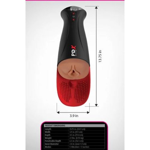 PDX ELITE FUCK-O-MATIC PRO XL BROWN - PDRD55229