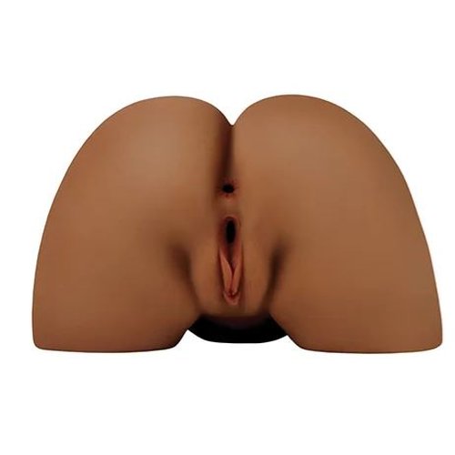 PDX ELITE SHAKE THAT ASS VIBRATING MEGA MASTURBATOR BROWN - PDRD63229