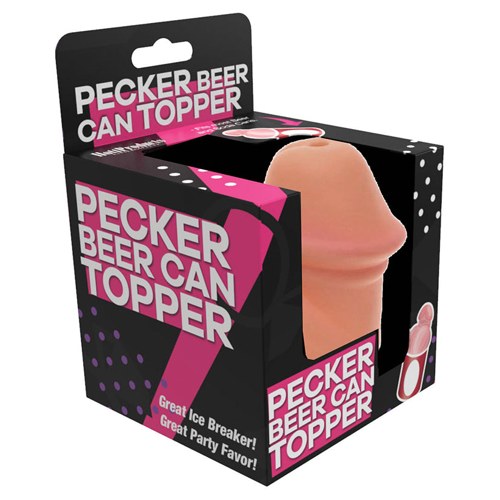 Pecker Beer Can Topper