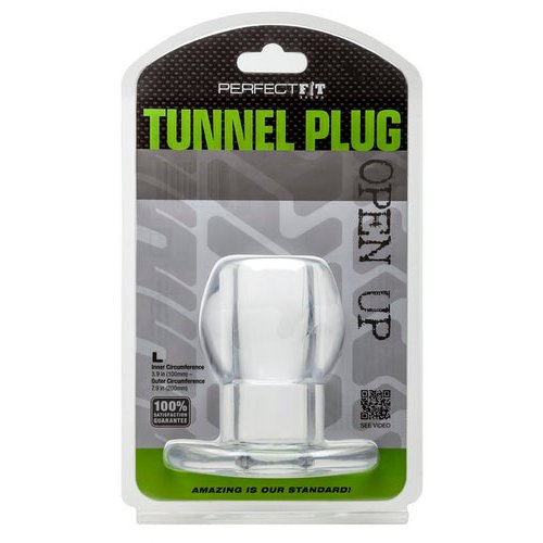 PERFECT FIT TOY TUNNEL PLUG LG ICE CLEAR - PERHP03C