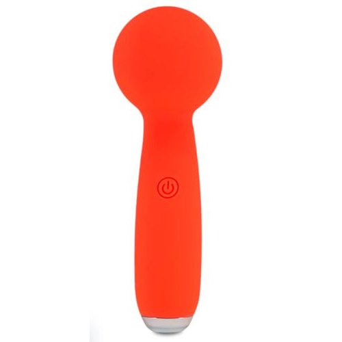 PETITES LIL EXCLAIM MINI WAND VIBRATOR ORANGE - FRPET009029