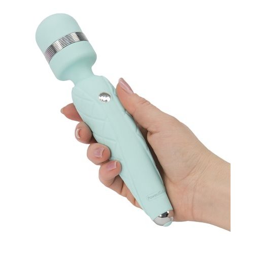 PILLOW TALK CHEEKY WAND VIBE W/ SWAROVSKI CRYSTAL TEAL - BMS26719
