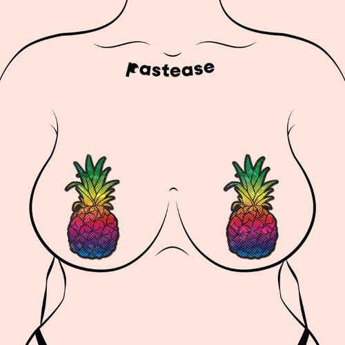 SPARKLING RAINBOW PINEAPPLE - PASPINRBW