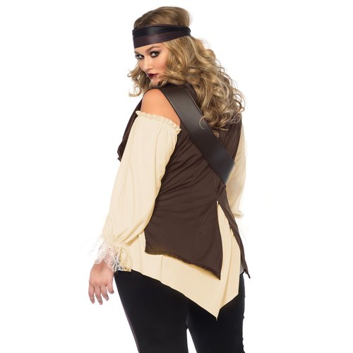 Plus Captain Blackheart Pirate Costume - 85634X 10108