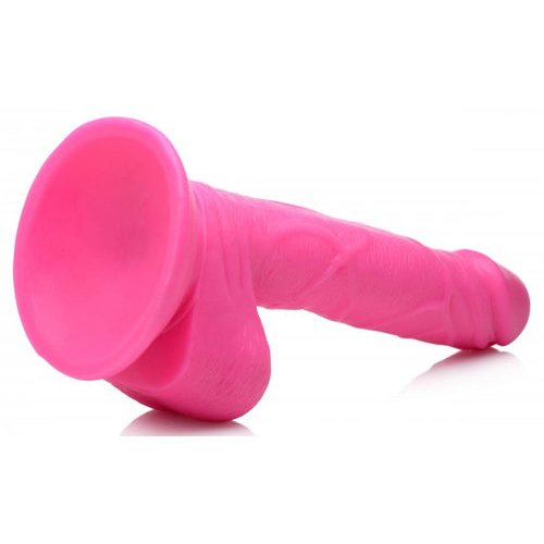 POP 6.5IN DILDO W/ BALLS PINK - XRAG766PNK