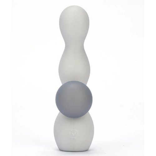 PRESLEY GREY BALL VIBRATOR GREY/ BLACK - MTBO2532GRBLK