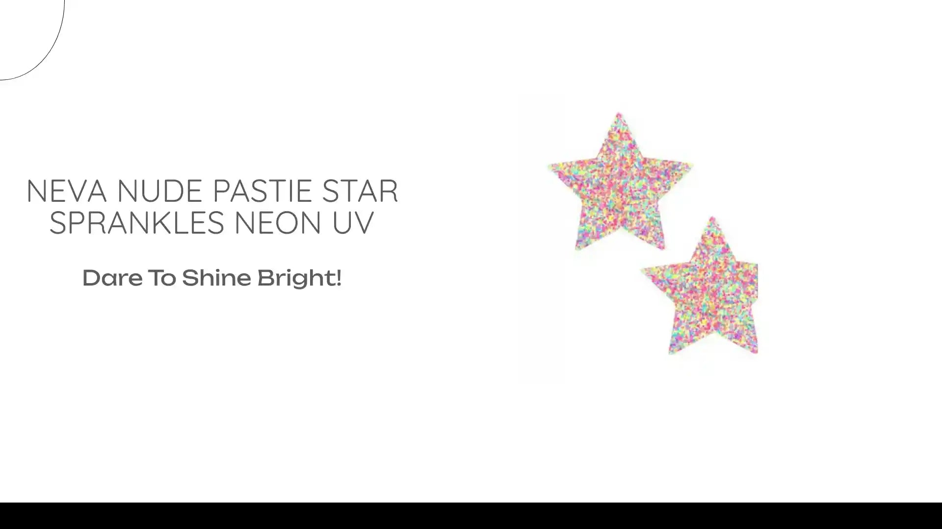 Neva Nude Pastie Star Sprankles Neon UV by@Outfy
