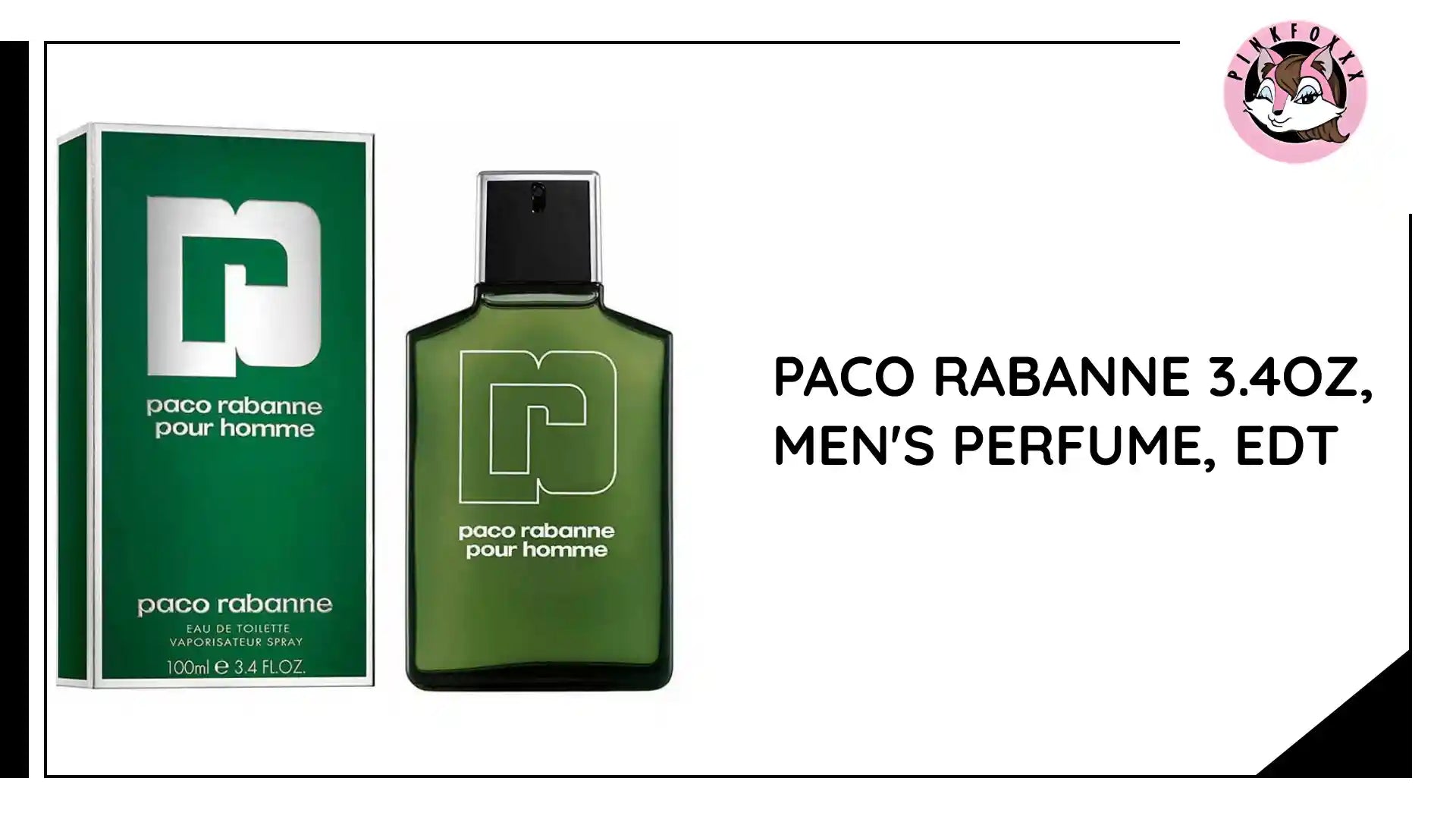 PACO RABANNE 3.4OZ, MEN'S PERFUME, EDT by@Outfy