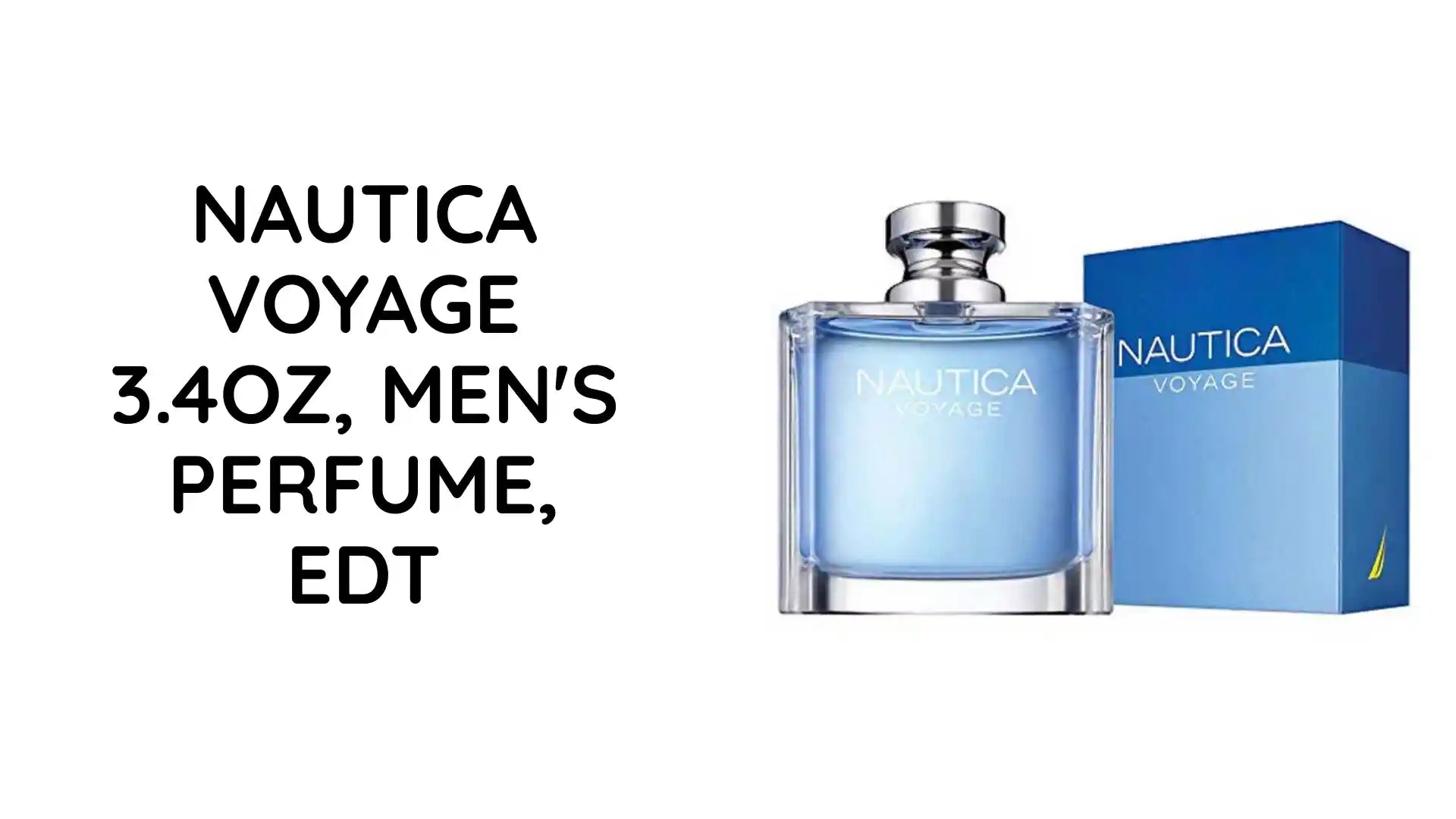 NAUTICA VOYAGE 3.4OZ, MEN'S PERFUME, EDT by@Outfy