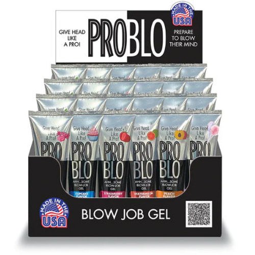 PROBLO ORAL PLEASURE GEL 24 PC DISPLAY