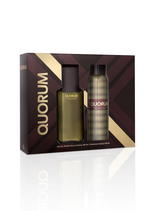 QUORUM 2PC SE, MEN'S GIFT SET, EDT-Pinkfoxxx