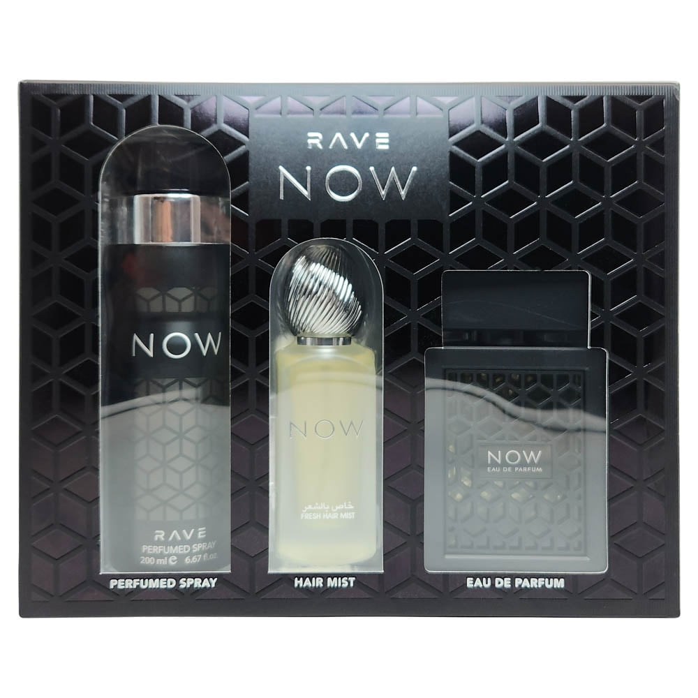 RAVE NOW WOMEN 3PC SET, WOMEN'S GIFT SET, EDP-Pinkfoxxx