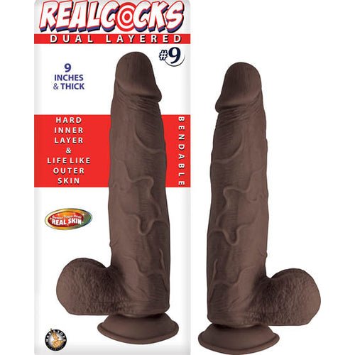 REAL COCKS DUAL LAYERED #9 DAR