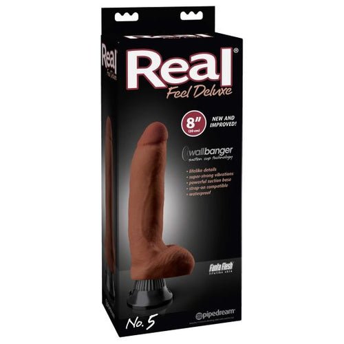 REAL FEEL DELUXE #5 BROWN 8IN - PD151529