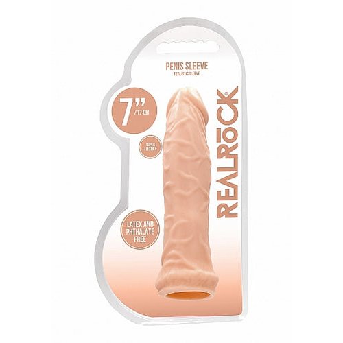 REALROCK PENIS SLEEVE 6IN FLESH - SHTREA105FLE