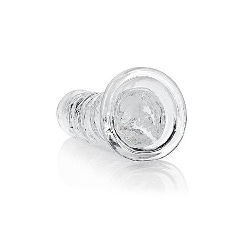 REALROCK STRAIGHT REALISTIC 8 IN DILDO TRANSPARENT - SHTREA153TRA