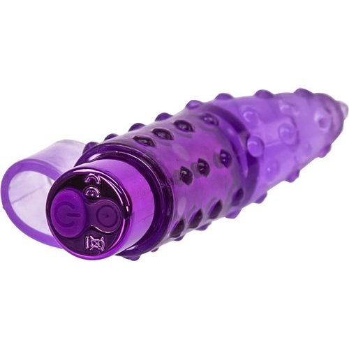 RECHARGEABLE FRISKY FINGER MASSAGER PURPLE - BMS99115