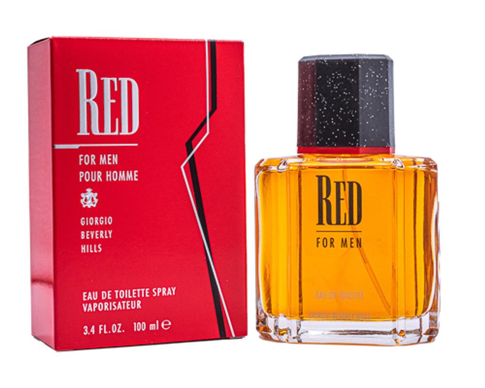 RED BY GIORGIO 3.4OZ, MEN'S PERFUME, EDT-Pinkfoxxx