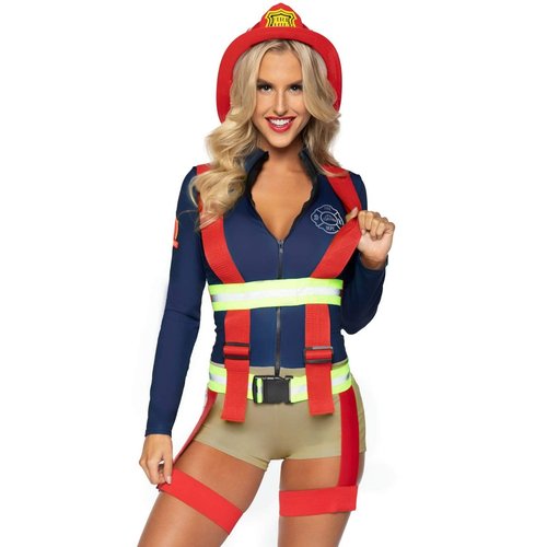 Red Hot Firefighters Couple's Costume - red-hot-firefighters-couples-costume
